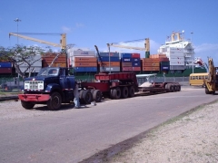 TALBERT TRAILER AT GATUN LOCKS, PANAMA CANAL