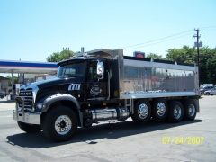 2008 Mack GU713 Dump Left Front