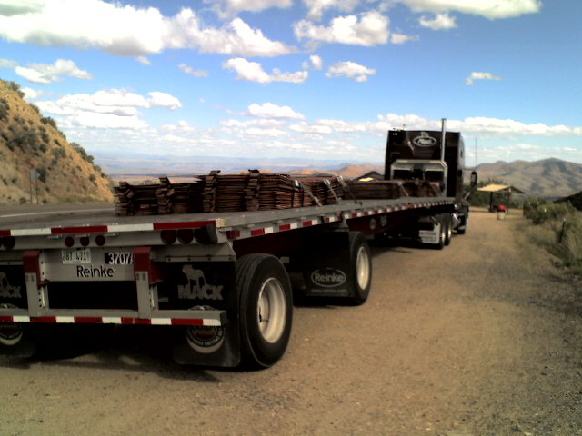 MY BIG MACK WITH 46000lbs of copper in the mountains of Ariz
