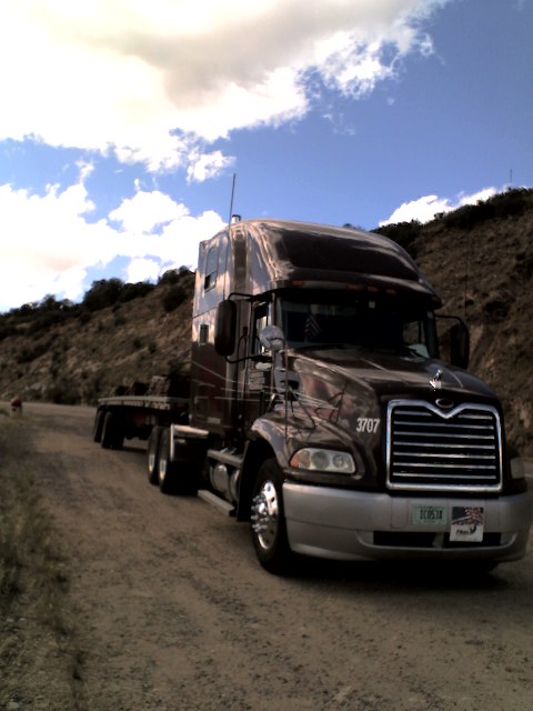 My MACK in the Arizona mountains hwy77