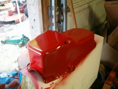 New Oil Pan - Painted