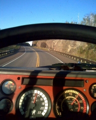 Approaching tunnel on northshore of Lake Superior