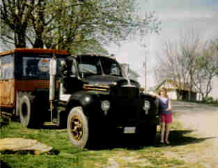 Daughter, (age 10), with 1958 B-61-T in 1996