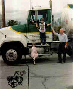 Me with son and daughter at Louisville, KY 1991