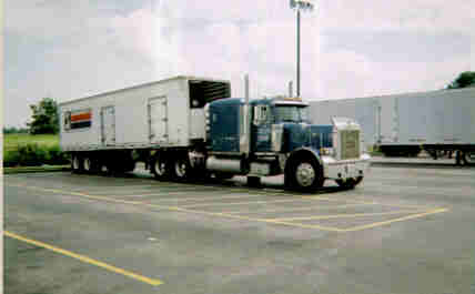 1996 Pete with P. L. M. Leasing Trailer