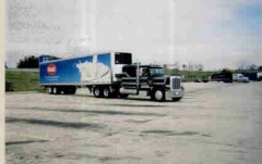1993 Pete with Hood Dairy Trailer
