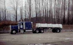 1996 Pete with B. O. C. Gases Trailer