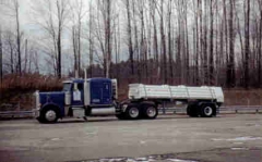 1996 Pete with B. O. C. Gases Trailer