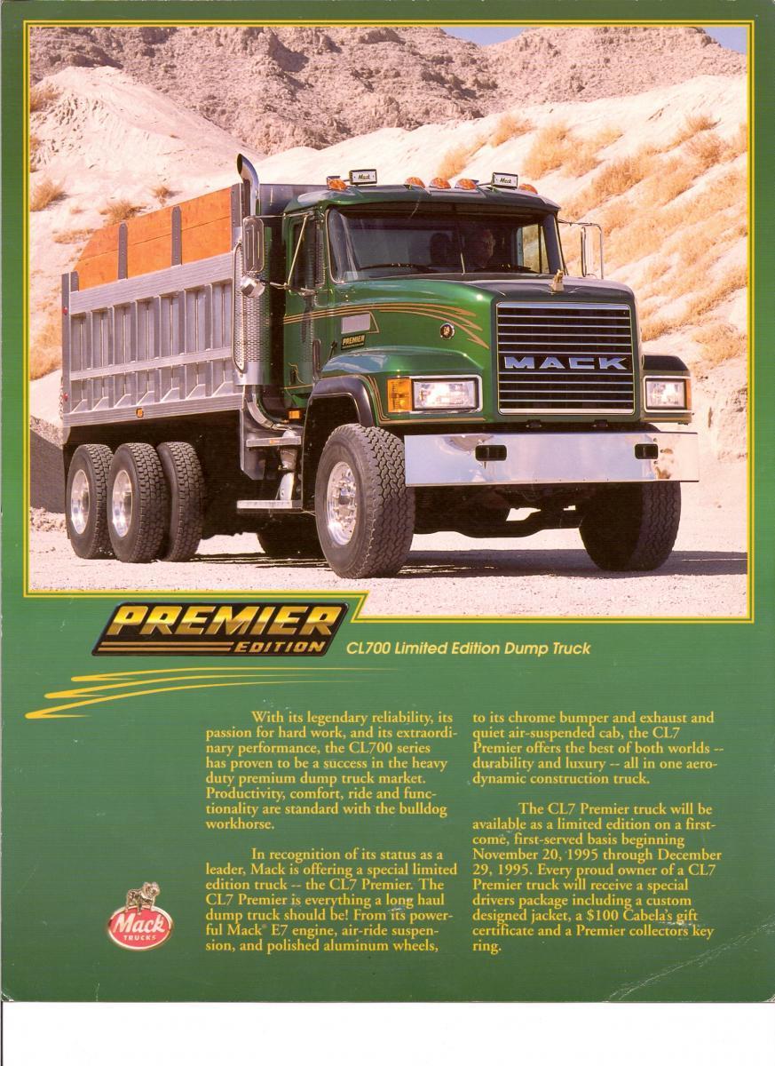Premier (CL7) Brochure