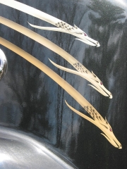 hand paint strip air brush detail (Pooch art work)