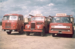 Mack N61 and B61 and a Mercedes of Haukes Germany