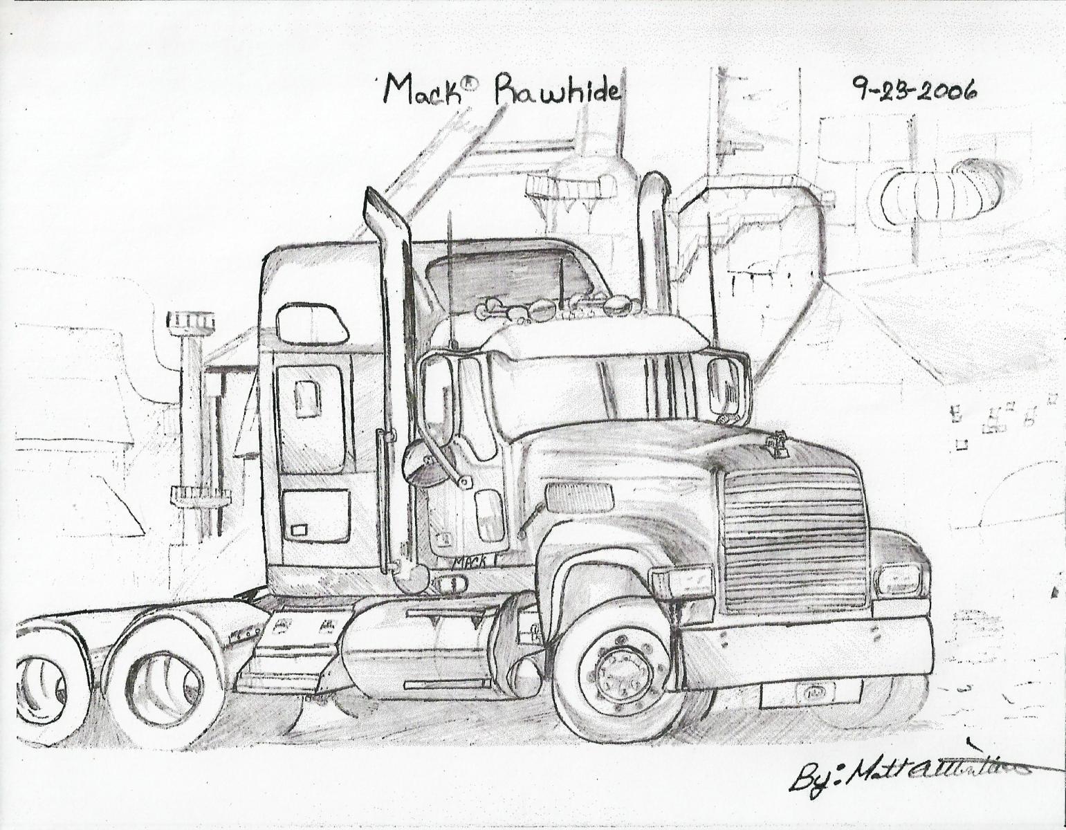 MACK TRUCK ART