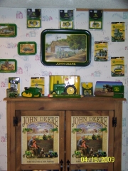 My collection of John Deere memorabilia