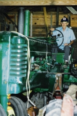 James E. Allbritton and the John Deere