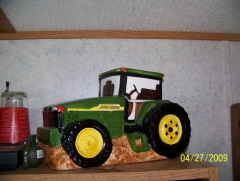 John Deere cookie jar