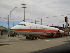 Jet on a truck