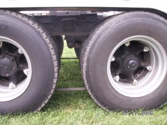 Belt drive rear tag axle