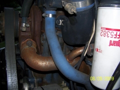 The other end of the "blue" hose