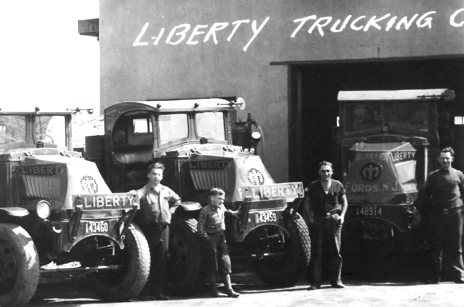 Liberty Trucking Fords, NJ by the shop.