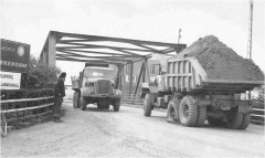 Mack B8136SX with a Flat Tyre