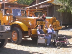 KIM MEGAN ME On SUNDAY 2011 McLEAN MILL truck show