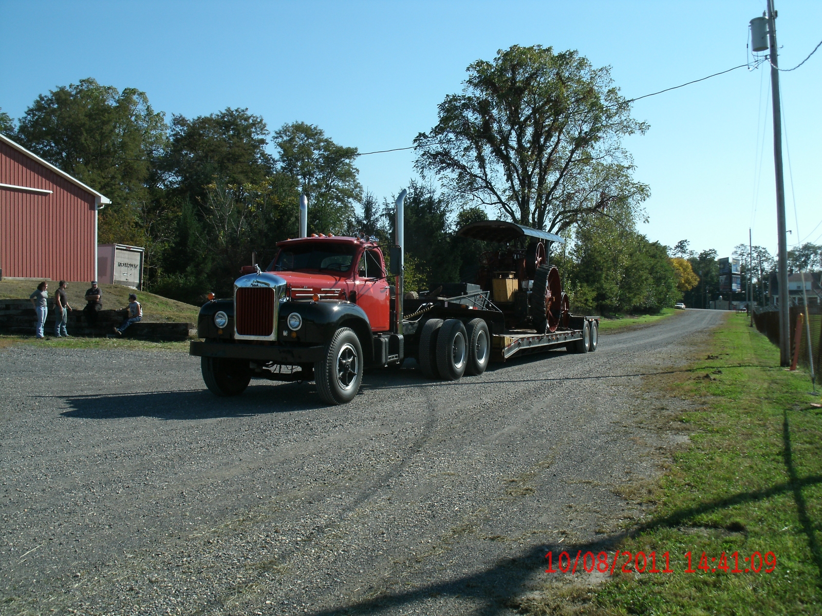 Hauling Steam Engines