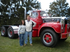 Burlington truck show with daughter 2011