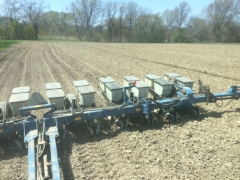 Planting corn spring 2015