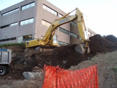 Consrv excavator At Unilever