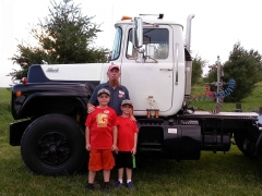 Won 4th place semi truck divison July 2014