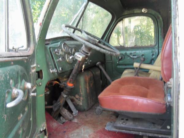 1958 Mack Left interior