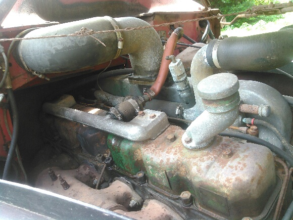 1958 Mack Right engine Top