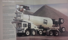 1990 Mack/Savage FDM700 Mixer Brochure  ( Beginning )