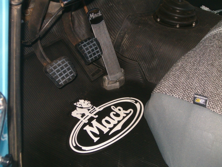 Mack Floor Mat Installed - Driver's Side
