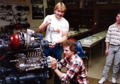 Poser at Mack school Dec. 1988