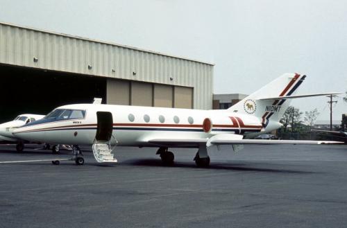 Bulldog Airlines, 1970 Dassault Falcon 20F - N10MT (June 11,1976).jpg