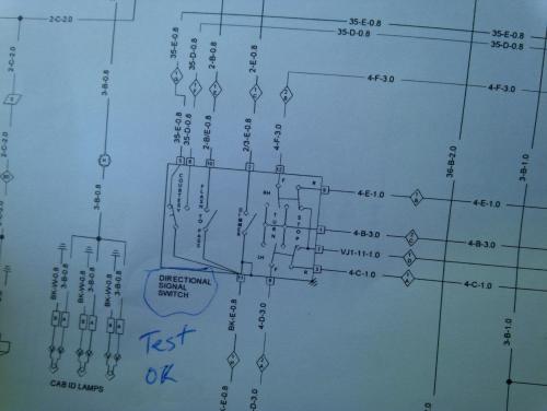 No marker light on Ch613 - Electrical, Electronics and ... mack cx613 wiring diagram 