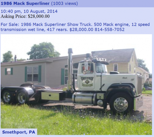 Pennswoods classifieds trucks