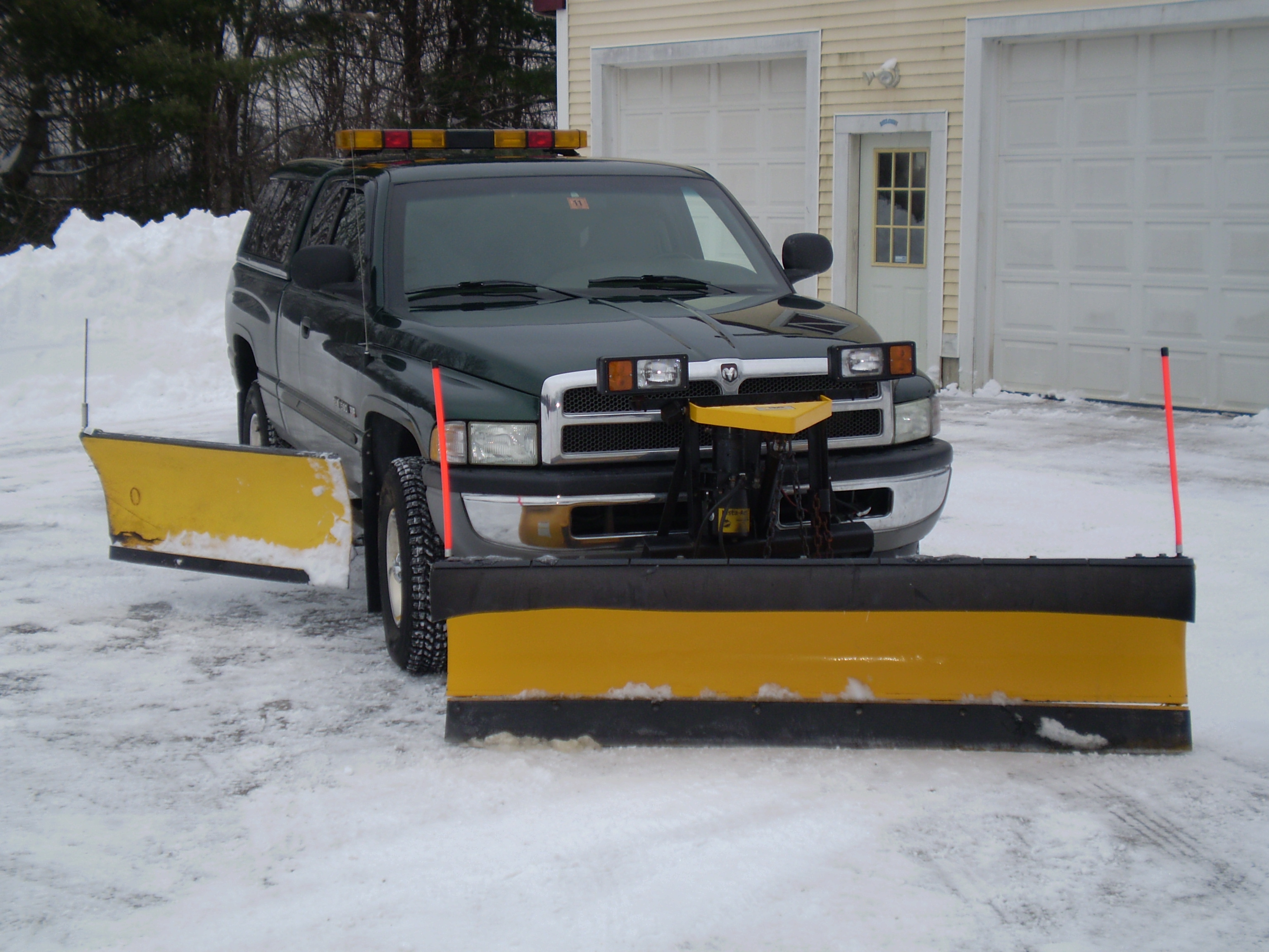 snow plow truck