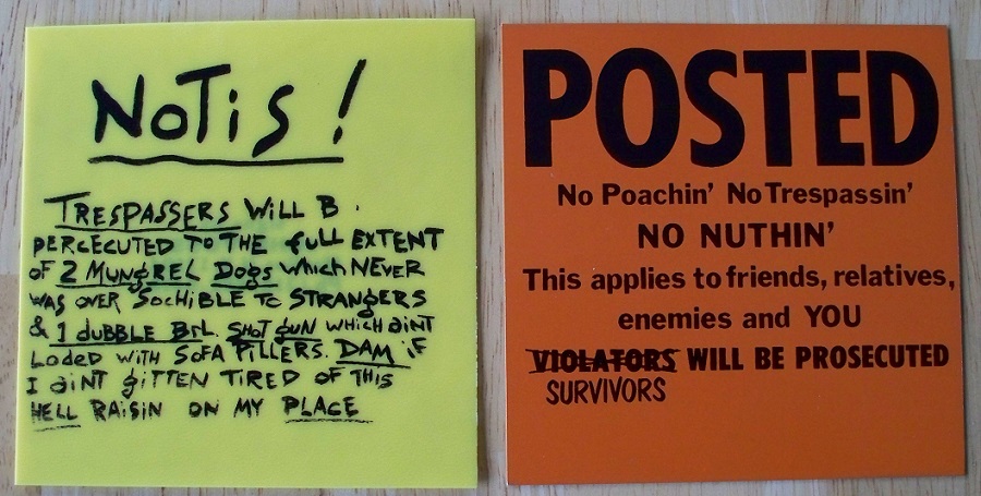 Posted Signs.JPG