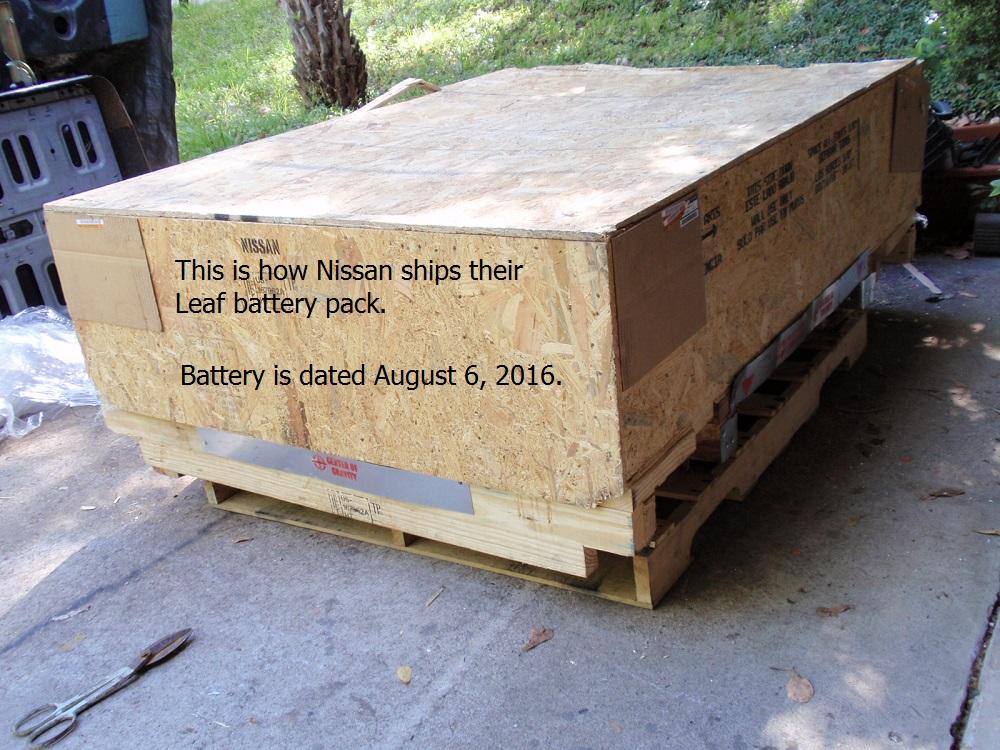 New Nissan Leaf battery pack