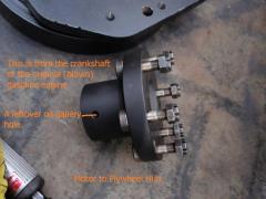 Motor to Flywheel Hub