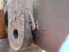 Cracked weld