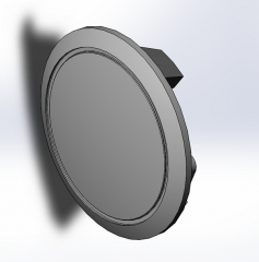 B-Model 3D Printed Horn Button