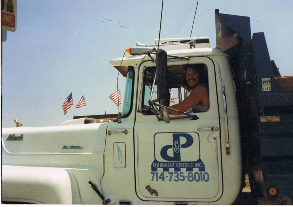 Les Parker In the Mack dump truck...jpg